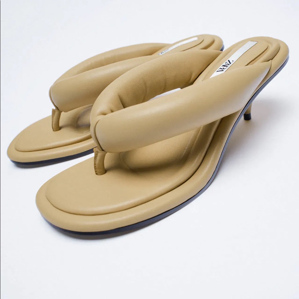 Zara kitten heel sandal